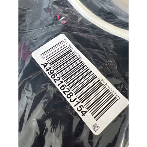 Isaac Mizrahi Live Essentials Pima Cotton Crew Neck Tee Size XXS Pitch Black NEW - Picture 3 of 7